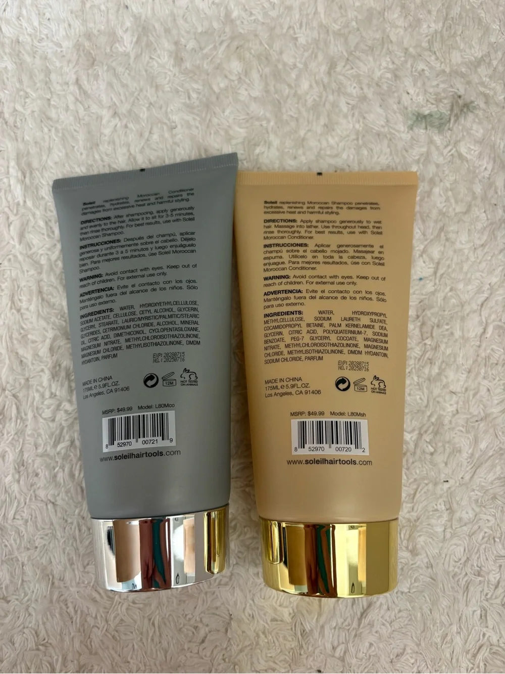Moroccan Shampoo & Conditioner Set